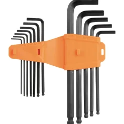 Klein L-Style Ball-End Hex Key Wrench Set, SAE, 12-Piece BLS12