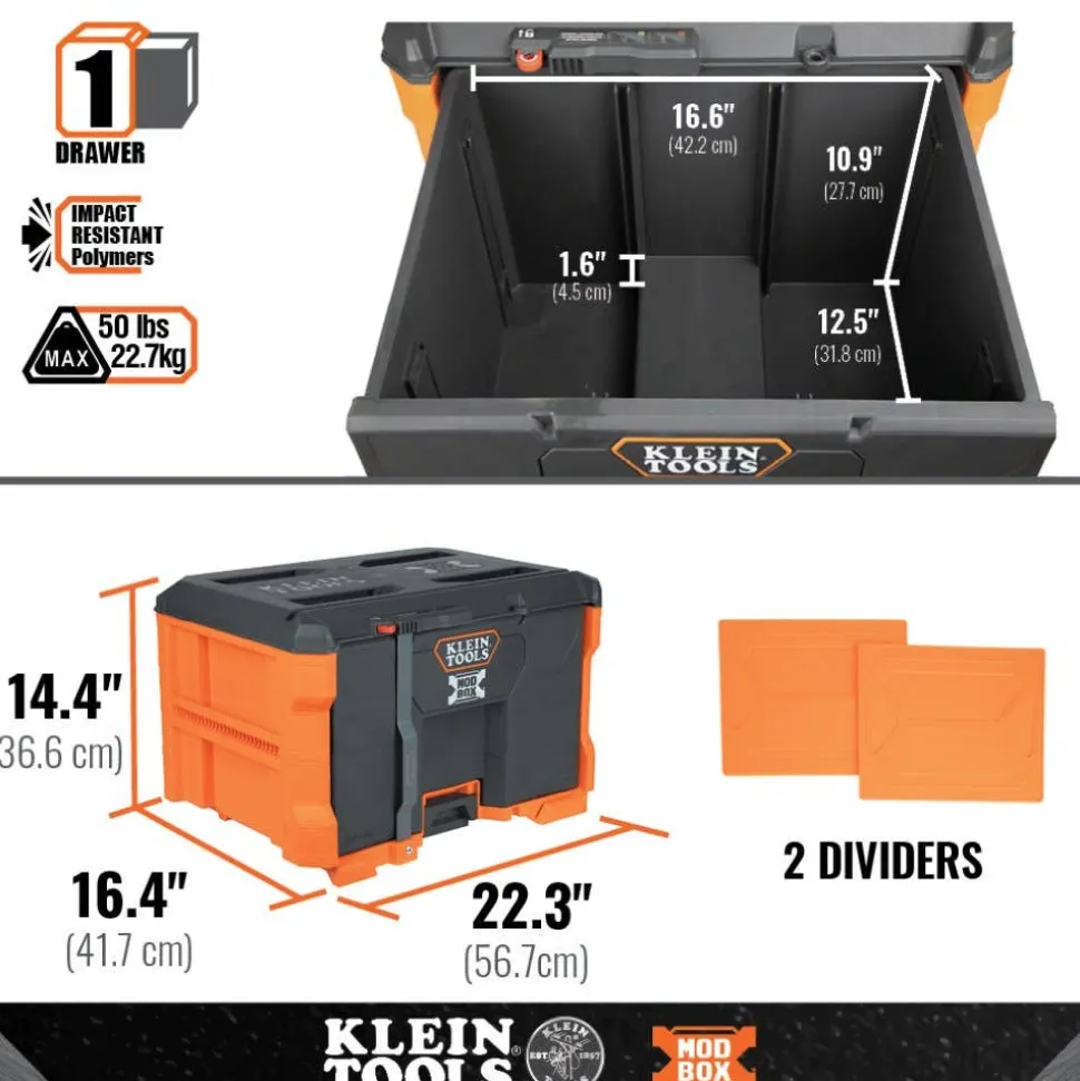 Klein MODbox Single Drawer Toolbox 54821MB