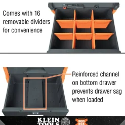 Klein MODbox Two Drawer Toolbox 54822MB