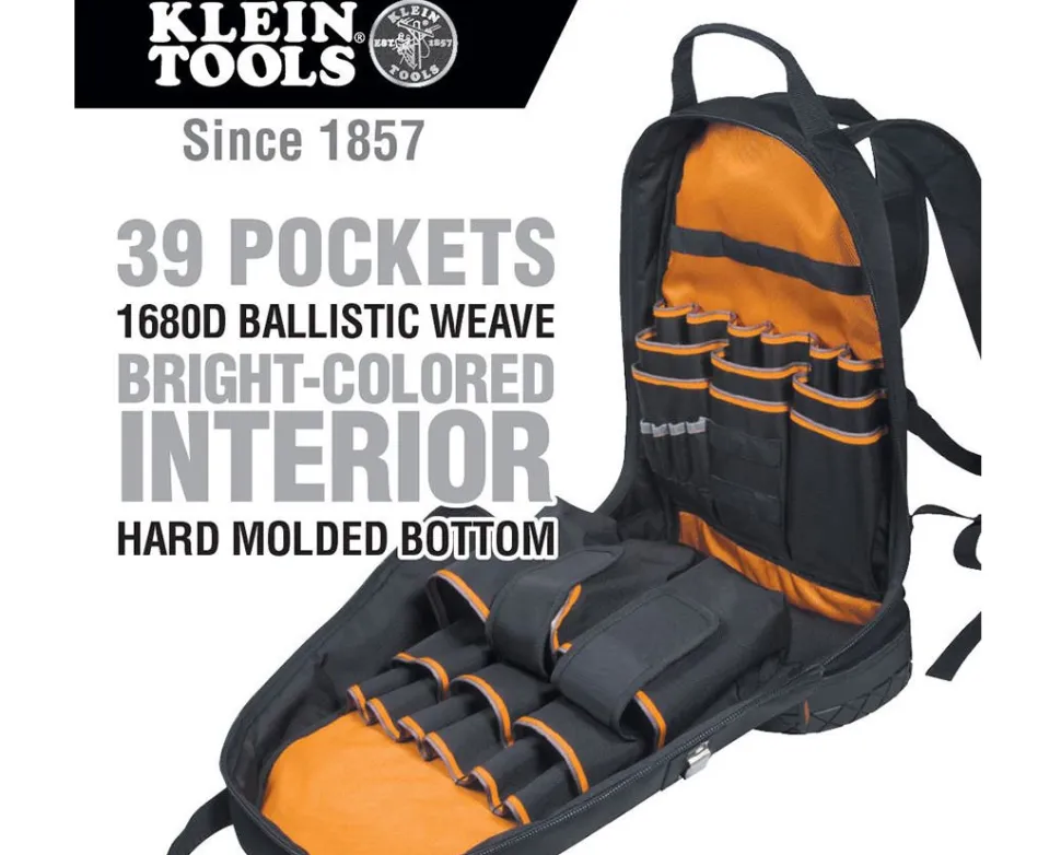 Klein 41 Piece Electrician's Hand Tool Kit with Backpack 80141