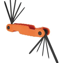 Klein Pro Folding Hex Key Set, 10-Key, TORX Sizes 70550T