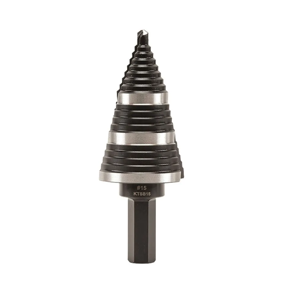 Klein Step 7/8" to 1-3/8" Drill Bit #15 Double Fluted KTSB15