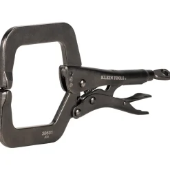 Klein Tools C-Clamp Locking Pliers With Standard Jaws, 9
