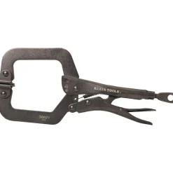 Klein Tools C-Clamp Locking Pliers With Swivel Jaws, 9