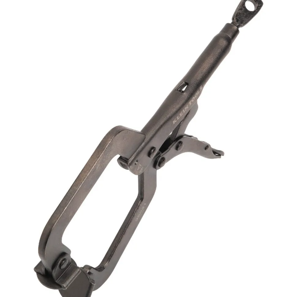 Klein Tools C-Clamp Locking Pliers With Swivel Jaws, 9" 38621