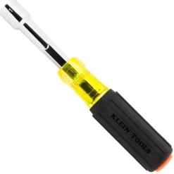 Klein Tools Color-Coded Hollow-Shaft Heavy-Duty Nut Driver, 9/16" 654916