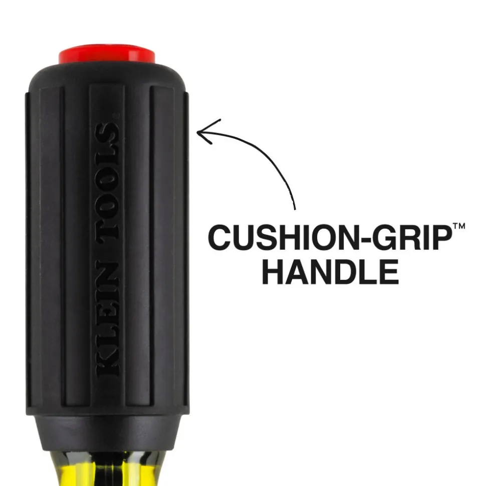 Klein Tools Color-Coded Hollow-Shaft Heavy-Duty Nut Driver, 1/4" 65414