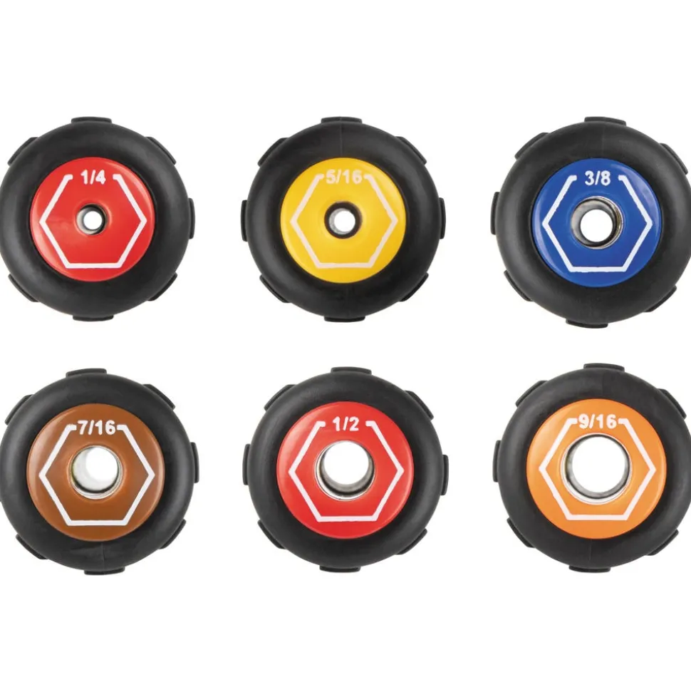 Klein Tools Color-Coded Hollow-Shaft Heavy-Duty Nut Driver, 7/16" 654716