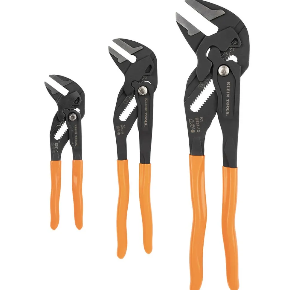 Klein Tools Compact Plier Wrench Set, 3-Piece D53103KIT