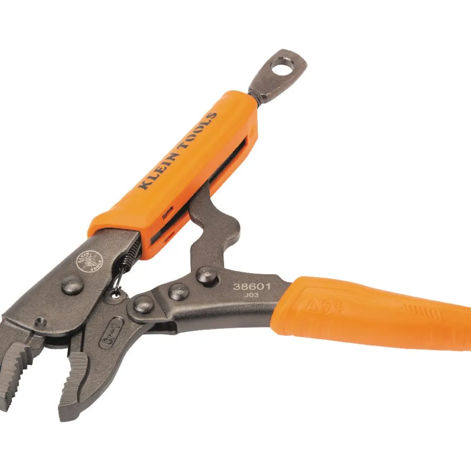 Klein Tools Curved Jaw Locking Pliers, 7" 38601