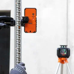 Klein Tools Green Rotary Laser Level, Self-Leveling with Plumb Spot and Tripod 93RLS