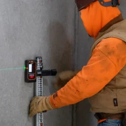 Klein Tools Green Rotary Laser Level, Self-Leveling with Plumb Spot and Tripod 93RLS