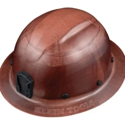 Klein Tools Hard Hat, KONSTRUCT Series, Full-Brim, Class G, Rechargeable Headlamp 60447