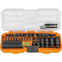 Klein Tools KNECT Impact-Rated Screwdriver and Socket Set with Case, 41-Piece 32502HD
