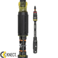 Klein Tools KNECT 16-in-1 Impact Rated Hybrid Screwdriver / Nut Driver 32516HD