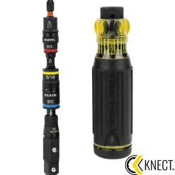 Klein Tools KNECT™ 17-in-1 Impact-Rated Hybrid Screwdriver / Nut Driver 32517HD