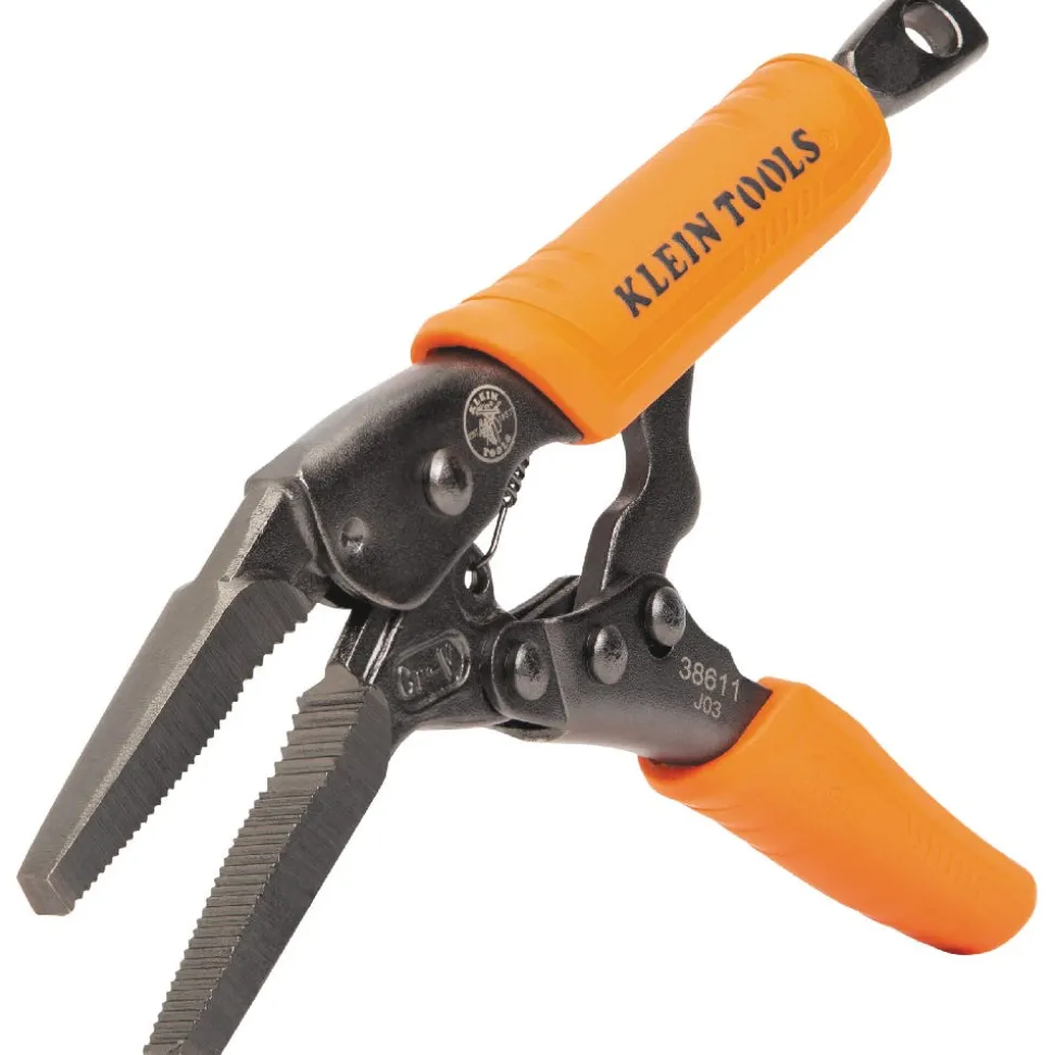 Klein Tools Locking Pliers, Long Nose 6", Curved Jaw 7- and 10", 3-Piece 38665