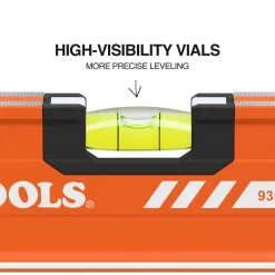 Klein Tools Magnetic Box Beam Level, 3 Vial, 48