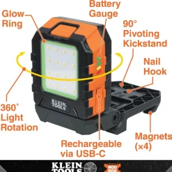 Klein Tools MODbox Rechargeable 1000 Lumens Area Work Light 56416