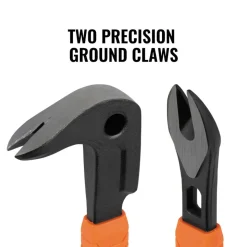 Klein Tools 8" Nail Puller with Integrated Dimpler 66091