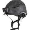 Klein Tools Safety Helmet, Premium KARBN Pattern, Vented, Class C, Headlamp 60517