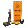 Klein 20V Dewalt Cordless Cable Crimper W/ D3 Groove 4.0 AH Battery BAT207T24H