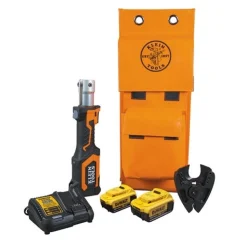 Klein 20V Dewalt Cordless Cable Cutter W/ Cu/Al Jaws 4.0 AH Battery BAT207T34H