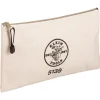 Klein Zipper Bag, Canvas Tool Pouch 125" x 7" x 425" 5139