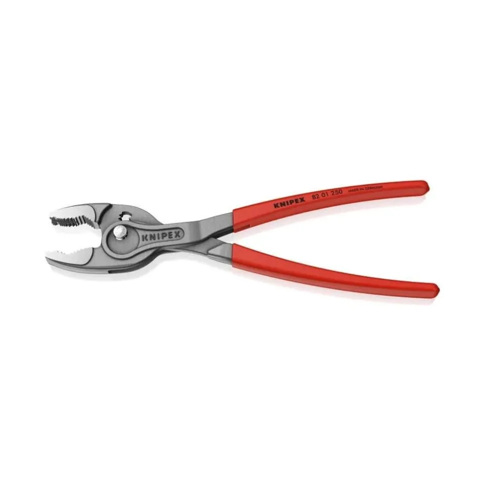 Knipex 10 Inch Steel TwinGrip Slip Joint Pliers with Dipped Handle 82 01 250 SBA