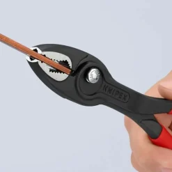 Knipex 10 Inch Steel TwinGrip Slip Joint Pliers with Dipped Handle 82 01 250 SBA