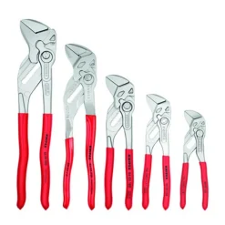 Knipex 5 Pc Pliers Wrench Set in Tool Roll 00 19 55 S4