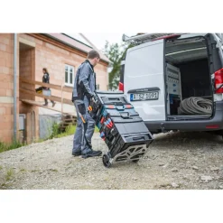 L-BOXX Alu-Caddy Foldable Aluminum Transport Dolly with Strap 1000010121