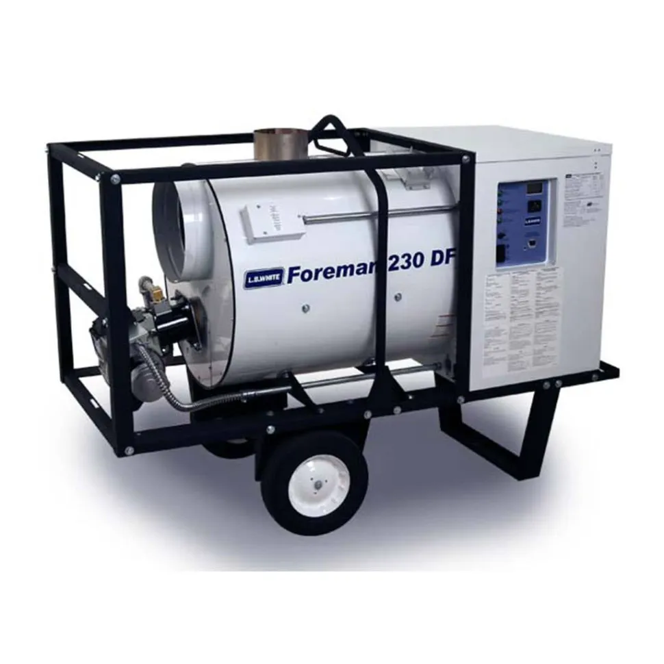 L.B. White FOREMAN 230 DF LINK Capable Indirect-Fired Portable Heater 230,000 BTUs
