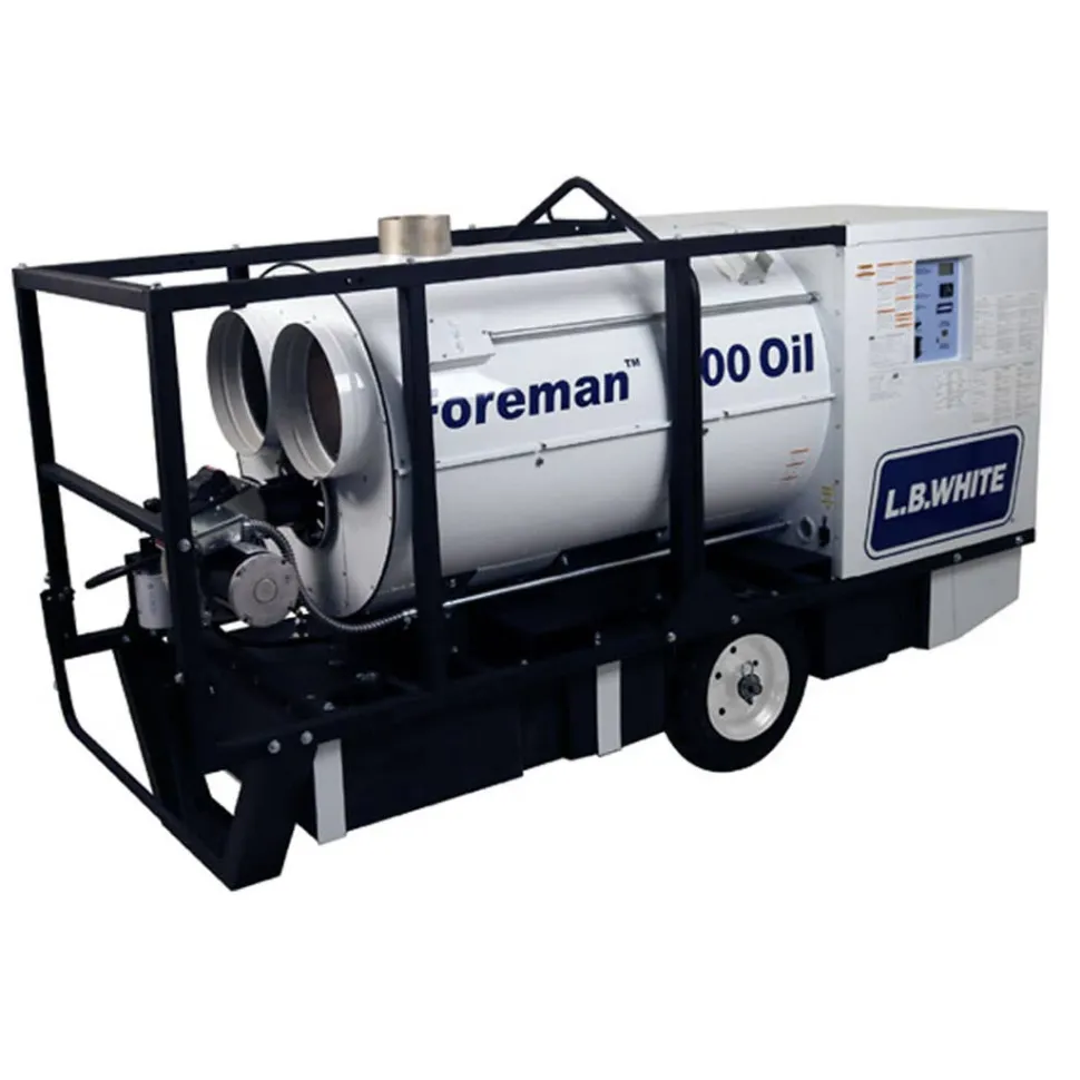 L.B. White FOREMAN 500 OIL-LINK Capable Indirect-Fired Portable Heater 500,000 BTUs