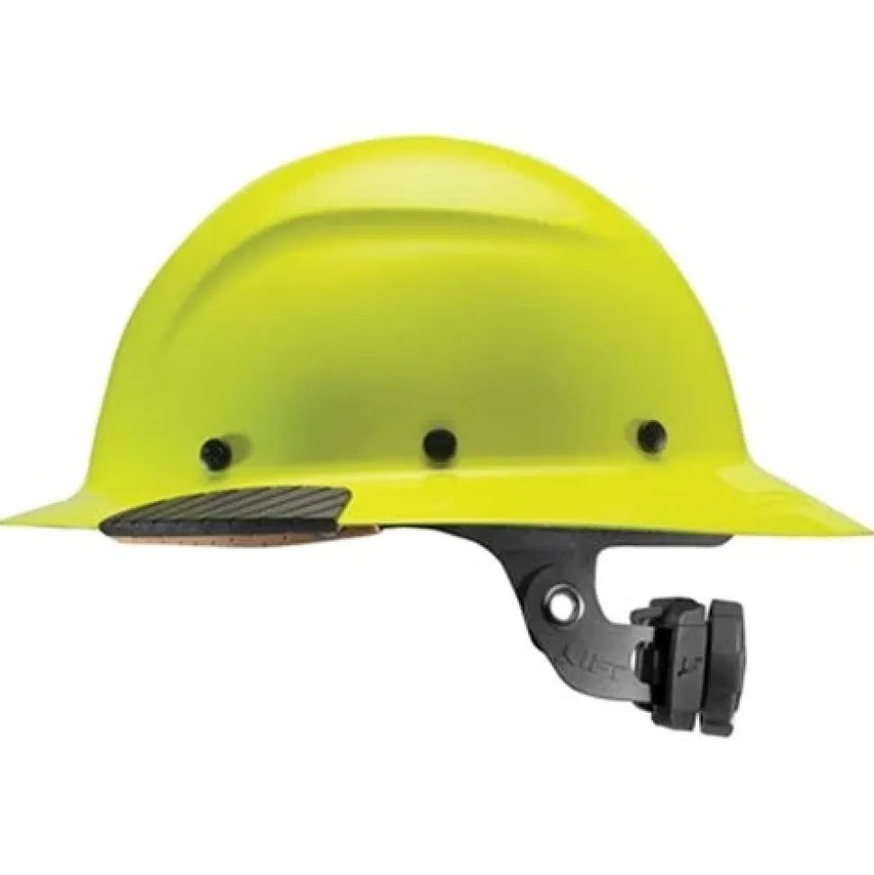 Lift DAX Fiber Resin Full Brim Hard Hat - Hi-Viz (Yellow) HDF-18HV