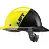 Lift DAX Fifty 50 Carbon Fiber Full Brim Hard Hat (Yellow/Black) HDF50C-19HC