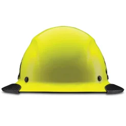 Lift DAX Fifty 50 Carbon Fiber Full Brim Hard Hat (Yellow/Black) HDF50C-19HC