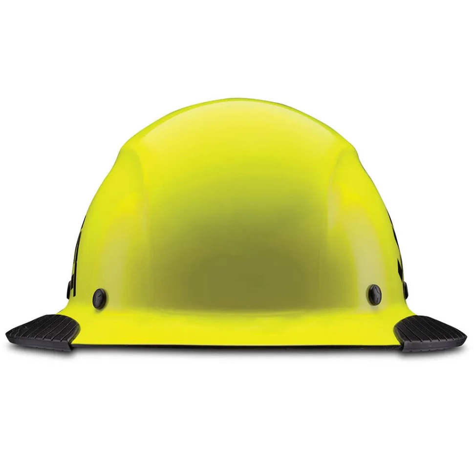 Lift DAX Fifty 50 Carbon Fiber Full Brim Hard Hat (Yellow/Black) HDF50C-19HC
