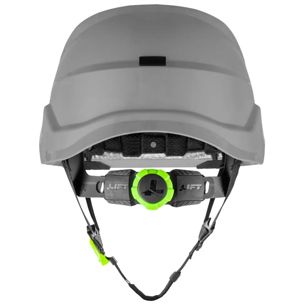 Lift RADIX Non-Vented Safety Helmet - Grey HRX-22YE2