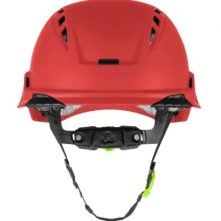 LIFT RADIX Vented Safety Helmet - Red HRX-22RC2