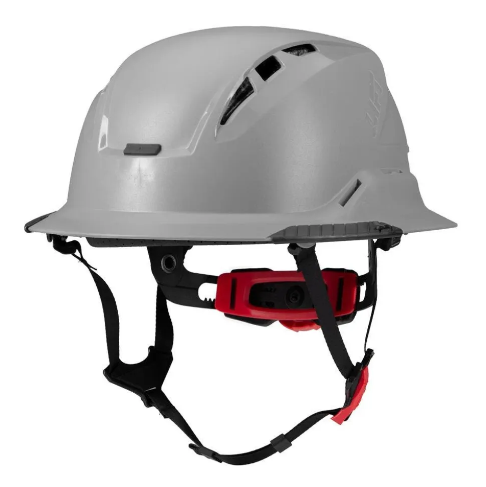 Lift Safety RADIX Type 2 Full‑Brim Vented Safety Helmet – Grey HRXF-25YC2
