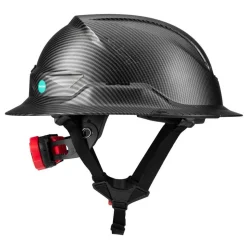 Lift Safety RADIX Type 2 Full‑Brim Non‑Vented Safety Helmet – Carbon HRXF-25CKE2