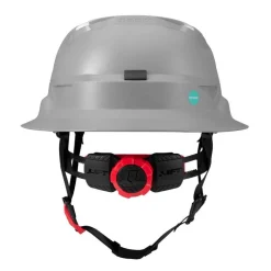 Lift Safety RADIX Type 2 Full‑Brim Non‑Vented Safety Helmet – Grey HRXF-25YE2