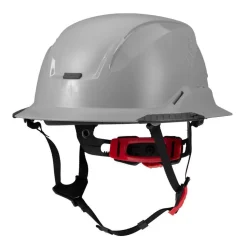 Lift Safety RADIX Type 2 Full‑Brim Non‑Vented Safety Helmet – Grey HRXF-25YE2