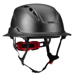 Lift Safety RADIX Type 2 Full‑Brim Vented Safety Helmet – Carbon HRXF-25CKC2