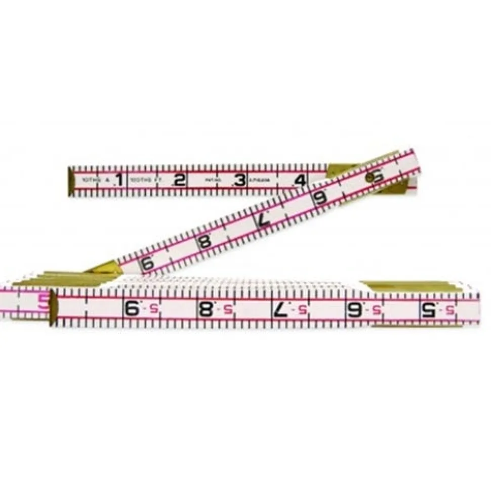 Lufkin 6' x 5/8" Engineer's Scale Wood Rule 1066DN