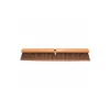 Magnolia Brush Flagged Plastic Fill Line Floor Brush, 24" x 3" Trim Hardwood Block Silver 3724