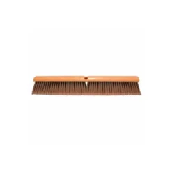 Magnolia Brush Flagged Plastic Fill Line Floor Brush, 24" x 3" Trim Hardwood Block Silver 3724