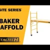 Metaltech Jobsite Series 6' Baker Scaffold 1100 lbs. Load Capacity I-CISC
