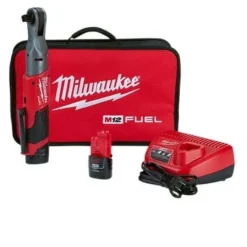 M12 FUEL 1/2" Ratchet (2.0Ah) Kit w/ M12 REDLITHIUM HIGH OUTPUT XC5.0 Battery Bundle